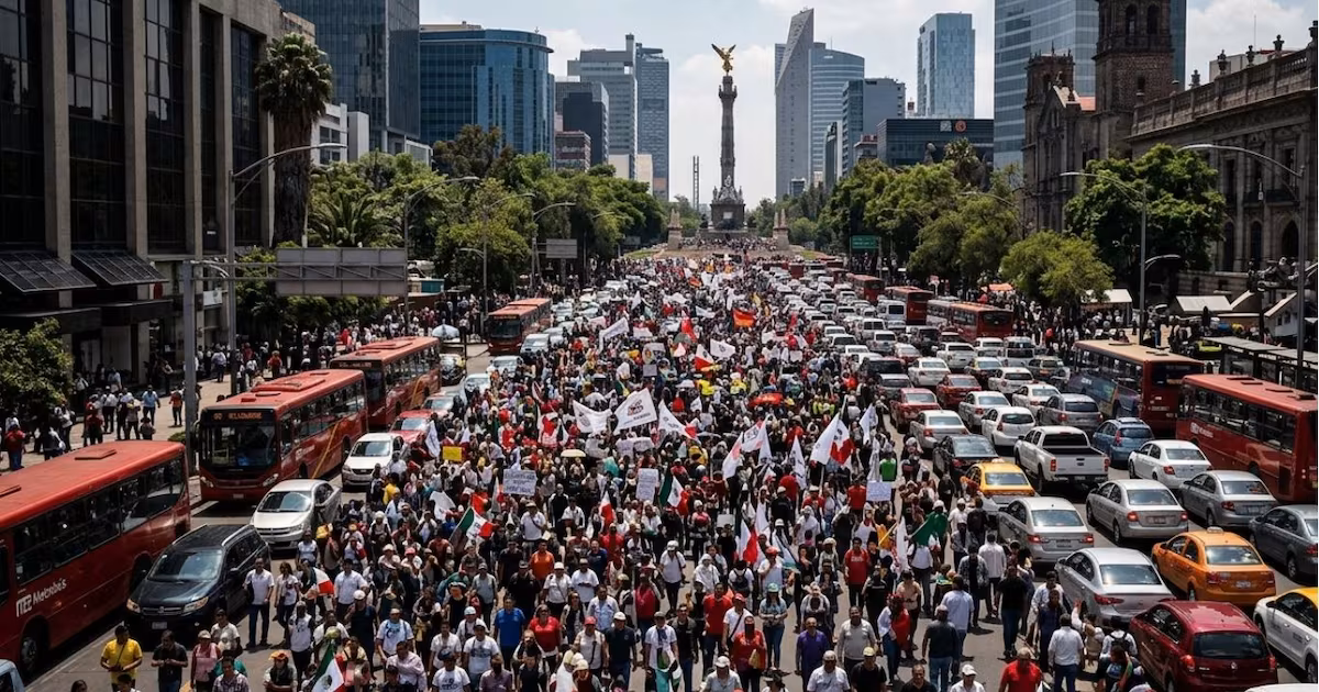 Marchas, protestas y concentraciones complicarán la movilidad este sábado en la CDMX