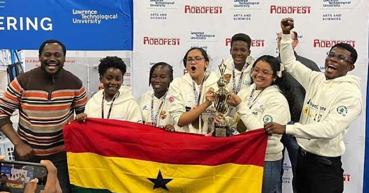 Ghana's Team Apex beats USA, China and 24 other nations to win 2026 Robotics World Championship