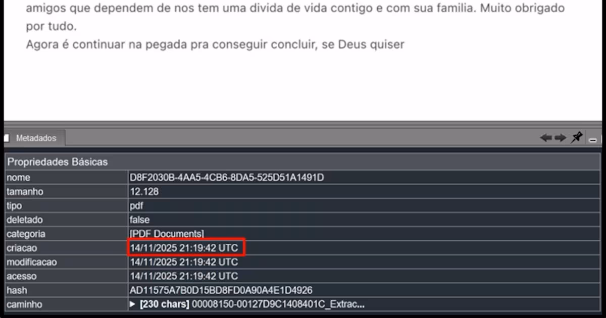 ‘Estamos juntos sempre’: veja prints de mensagens que Vorcaro teria enviado a Moraes