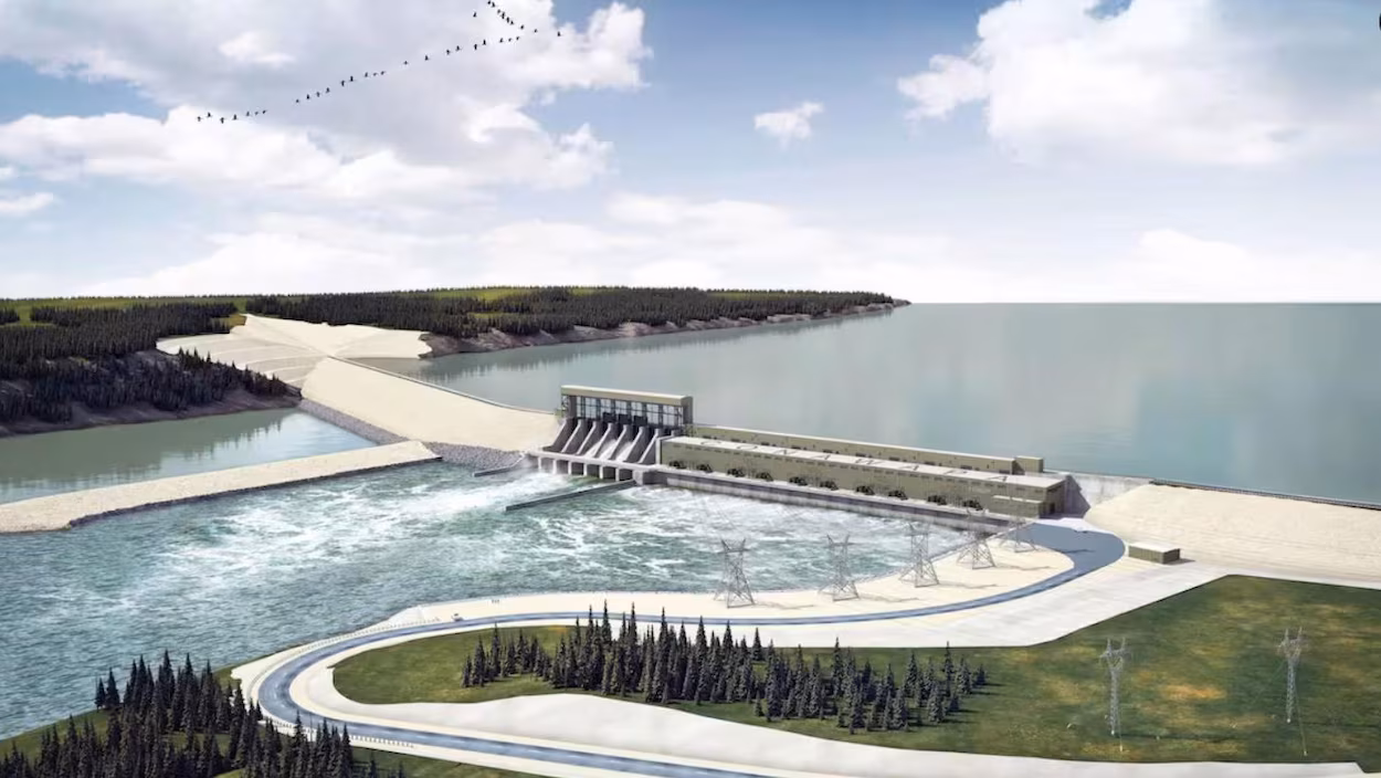 Hydroélectricité ou éolien : le projet de barrage de Conawapa sème la discorde au Manitoba. Photo : Hydro-Manitoba