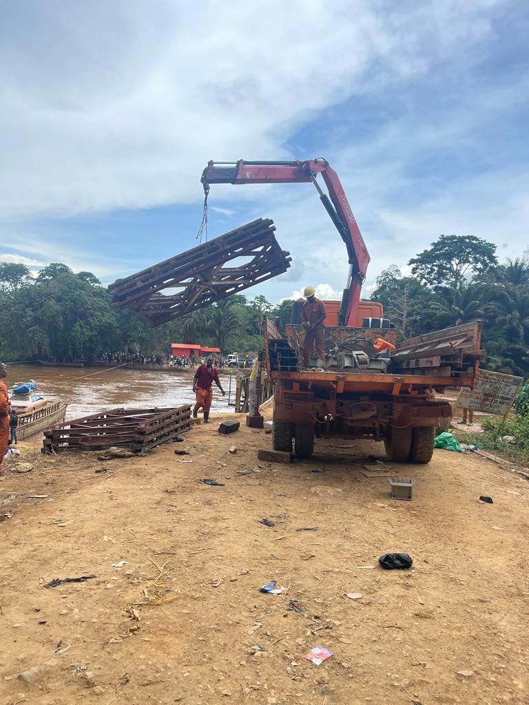 A Mambasa, l'effondrement du pont Ituri 2 paralyse le trafic sur la RN44