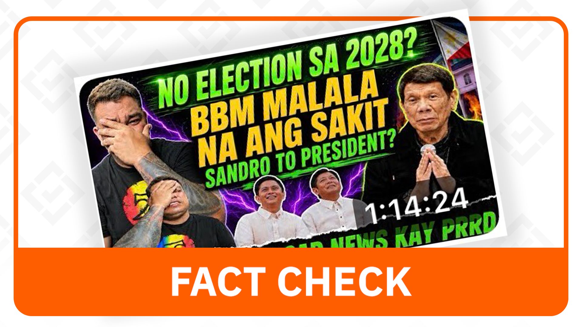 FACT CHECK: ‘No 2028 election’ claim is ‘fake news,’ Malacañang says