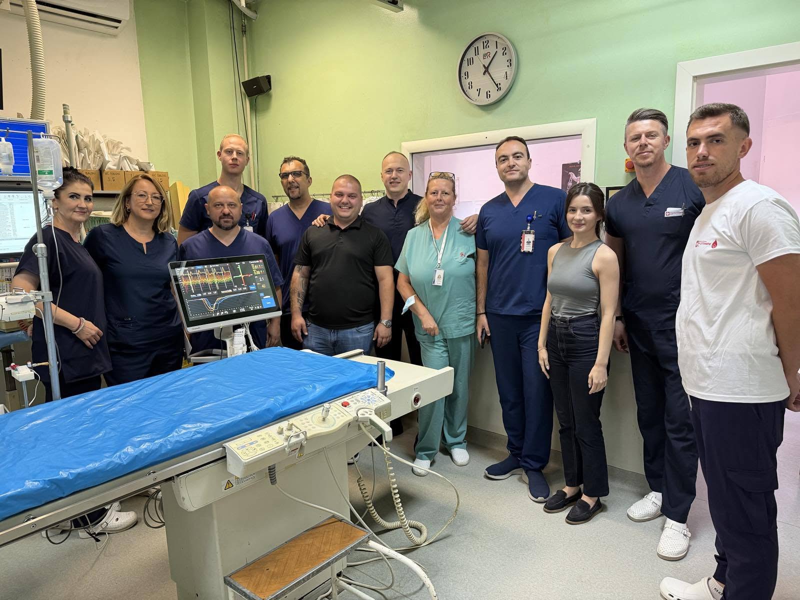 New method for detecting myocardial microcirculation dysfunction performed for the first time in Macedonia at GOB '8 September'
