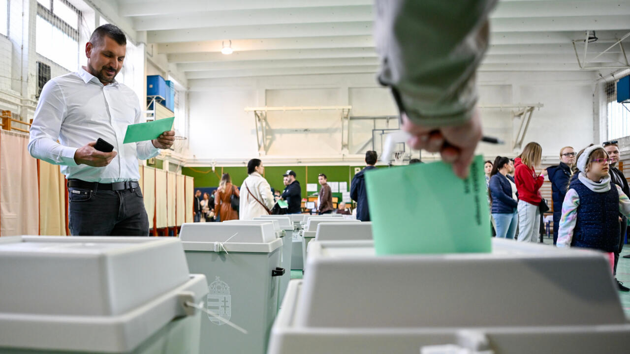 Record turnout in Hungary as voters weigh change against Orban’s rule