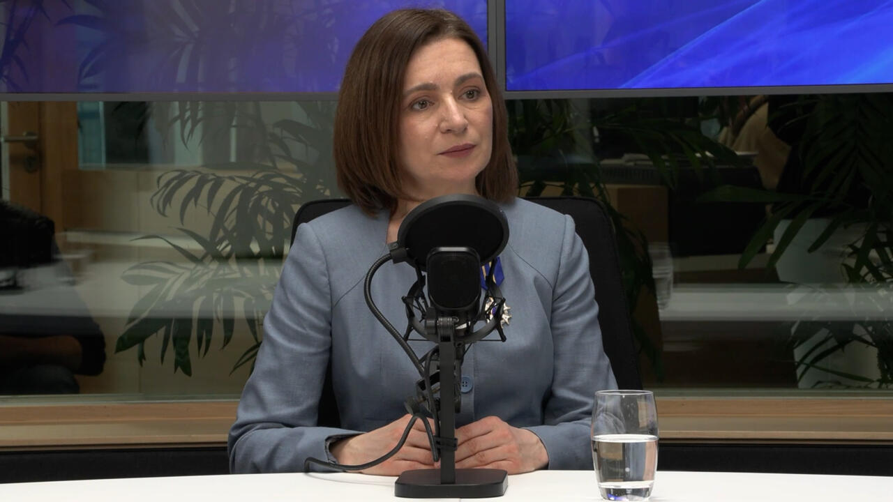 Moldovans 'want to be EU citizens, not Russian citizens', says president Sandu