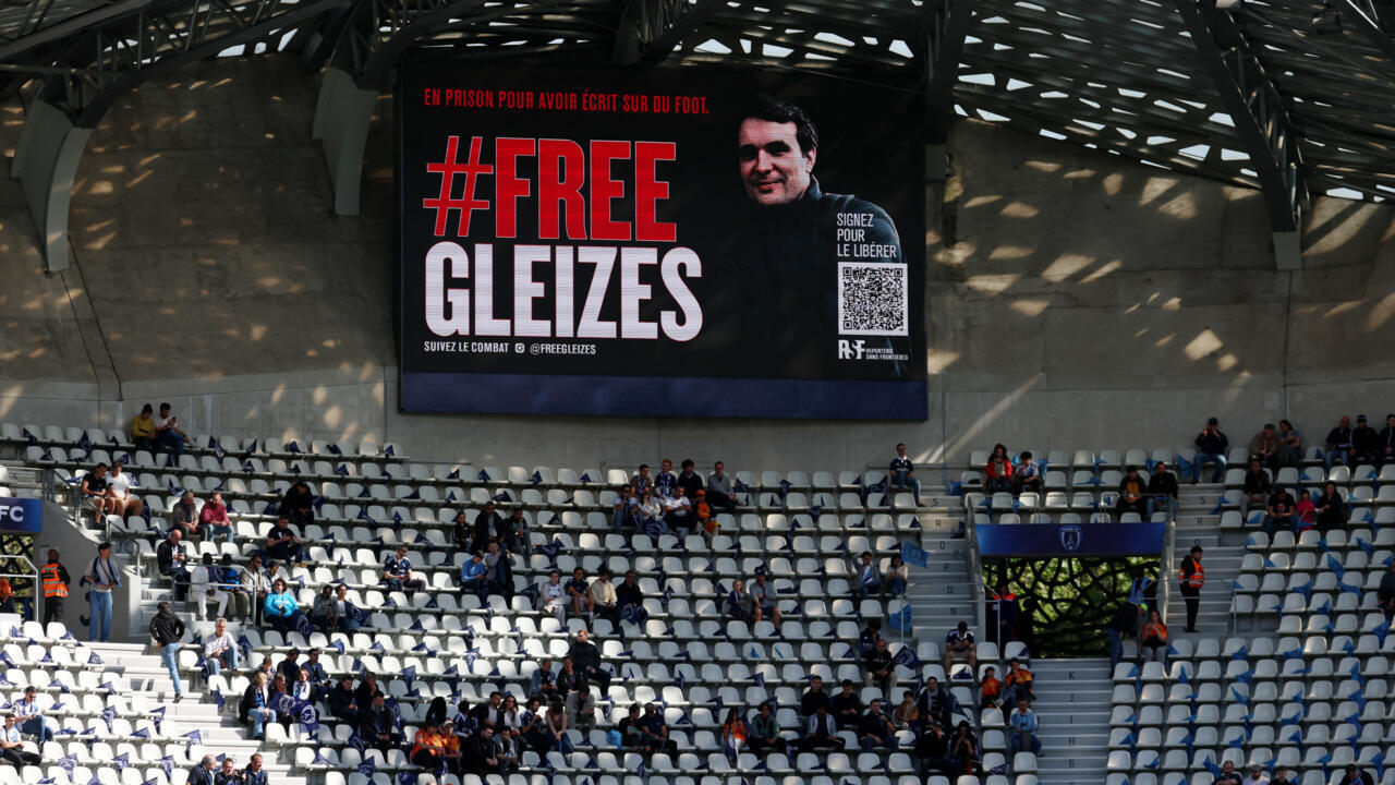 Fifa grants World Cup accreditation to jailed French journalist Christophe Gleizes