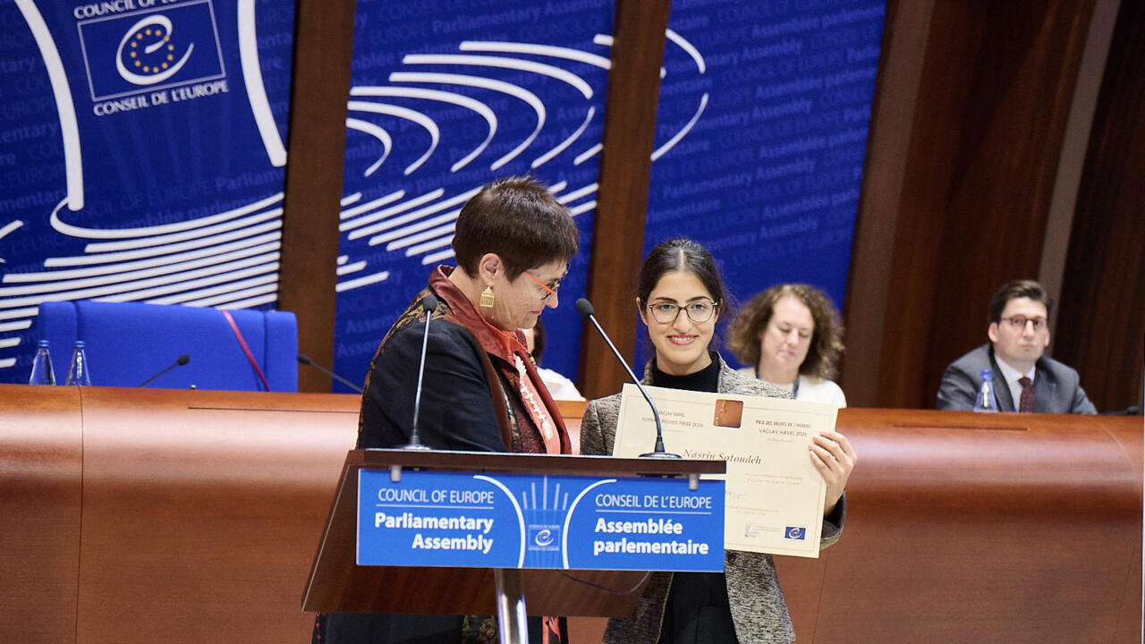 Iranian lawyer Nasrin Sotoudeh wins Vaclav Havel human rights prize