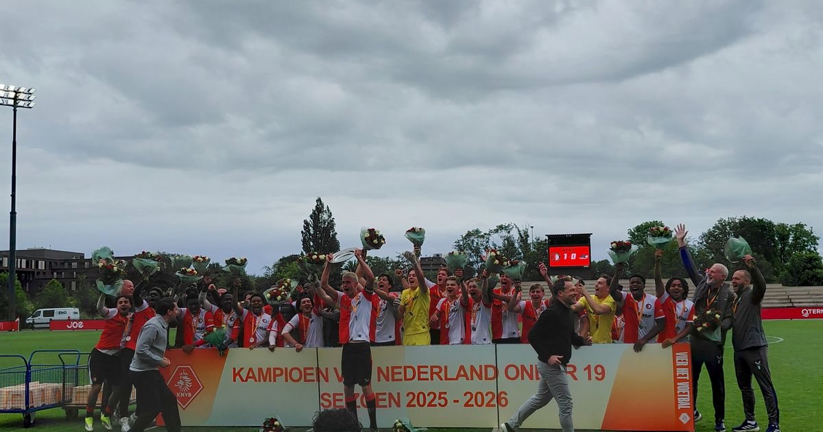 Feyenoord Onder 19 kroont zich voor het eerst in dertien jaar tot landskampioen