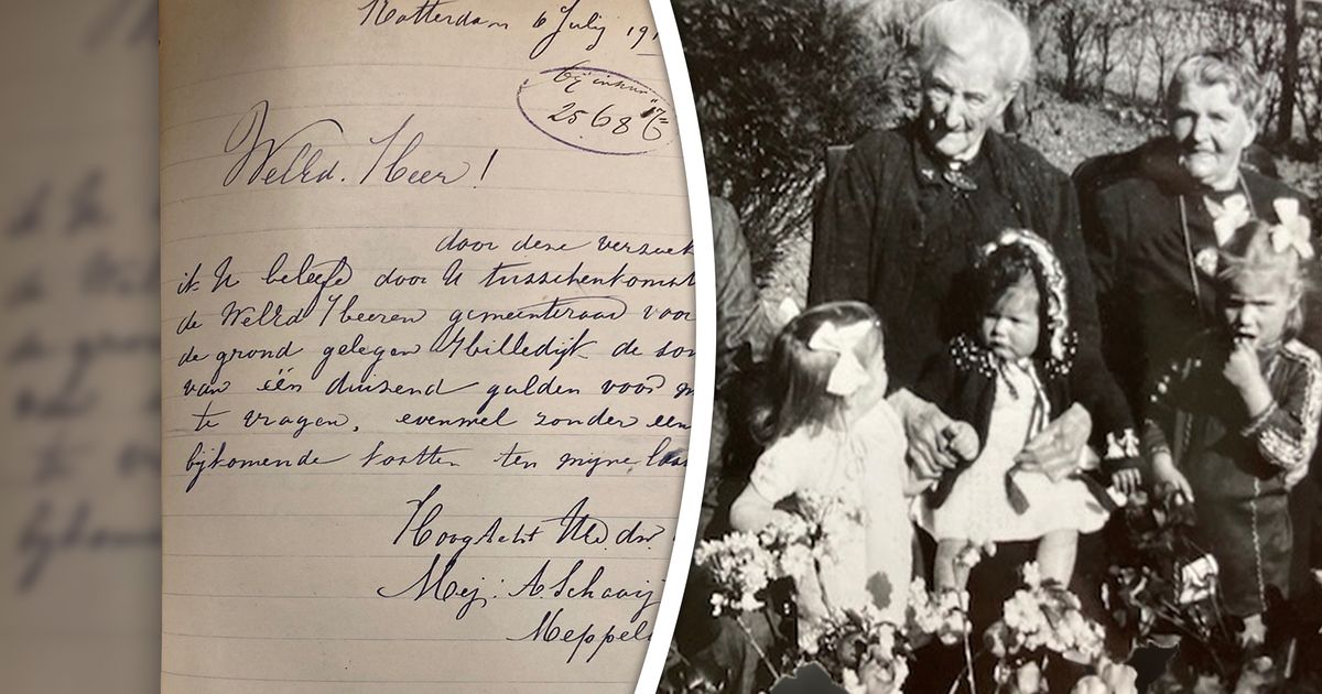 Oma Schaaij bood 'vergeten stukje grond' in 1917 te koop aan, nu zit gemeente op de blaren
