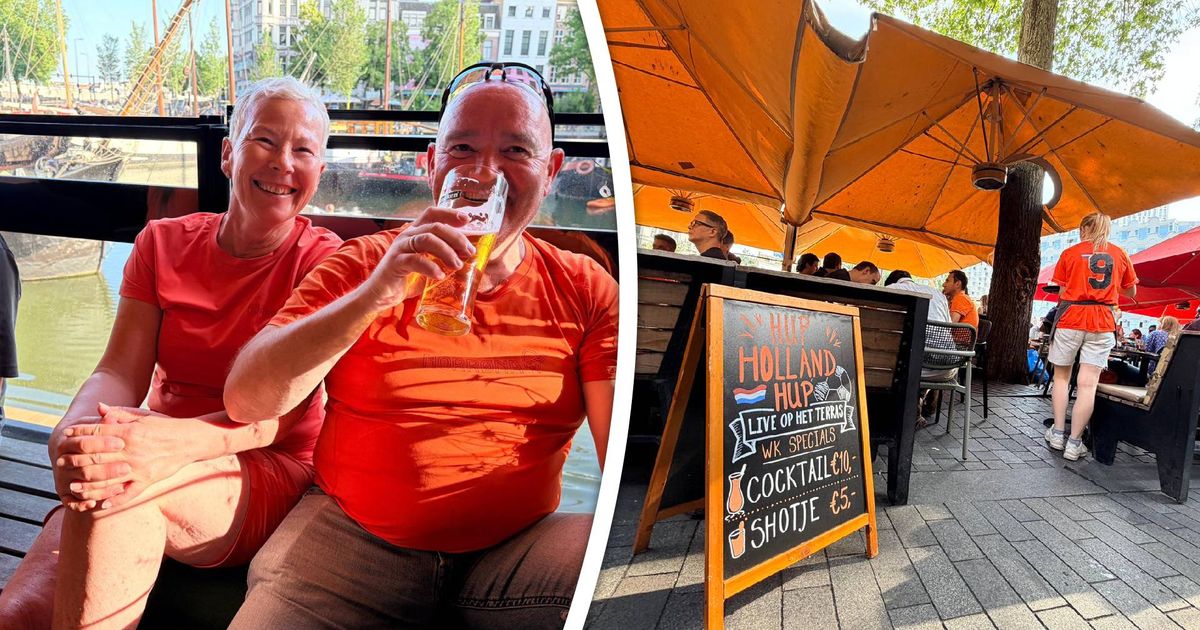 Rotterdamse Brobbey-fans en een stel uit Noorwegen: zo werd Nederland-Zweden beleefd in Bar Stockholm
