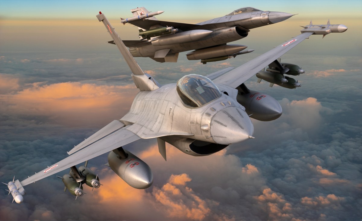 Gorąco nad Bałtykiem. Polskie F-16 znów w akcji