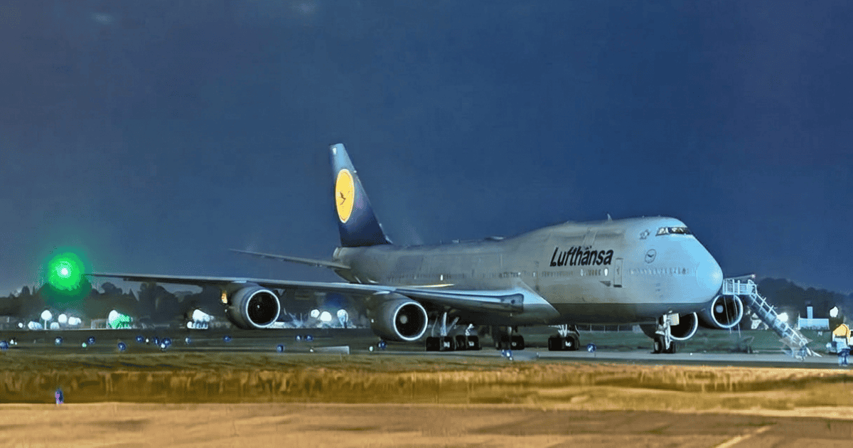 La "reina de los cielos" en Rosario: por qué un Boeing 747 aterrizó en Fisherton