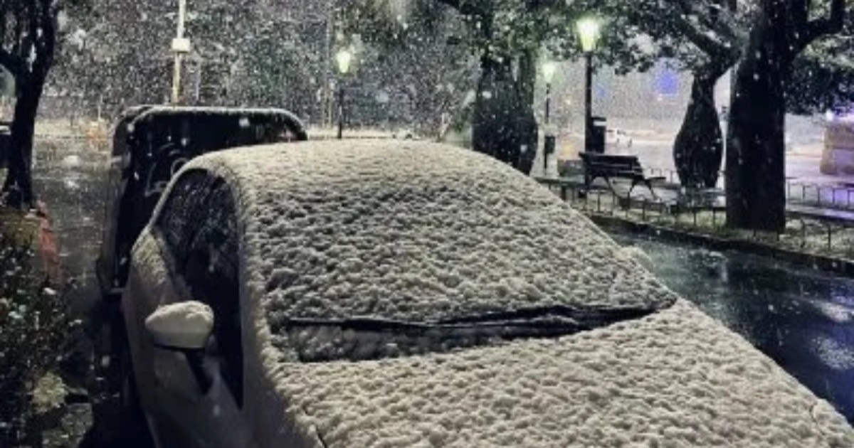 Nevó en distintas localidades de Buenos Aires y Córdoba: qué puede pasar en Rosario