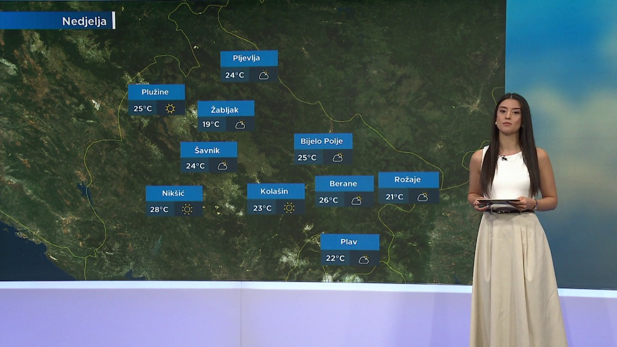 Sunny and warm weather, up to 34 degrees