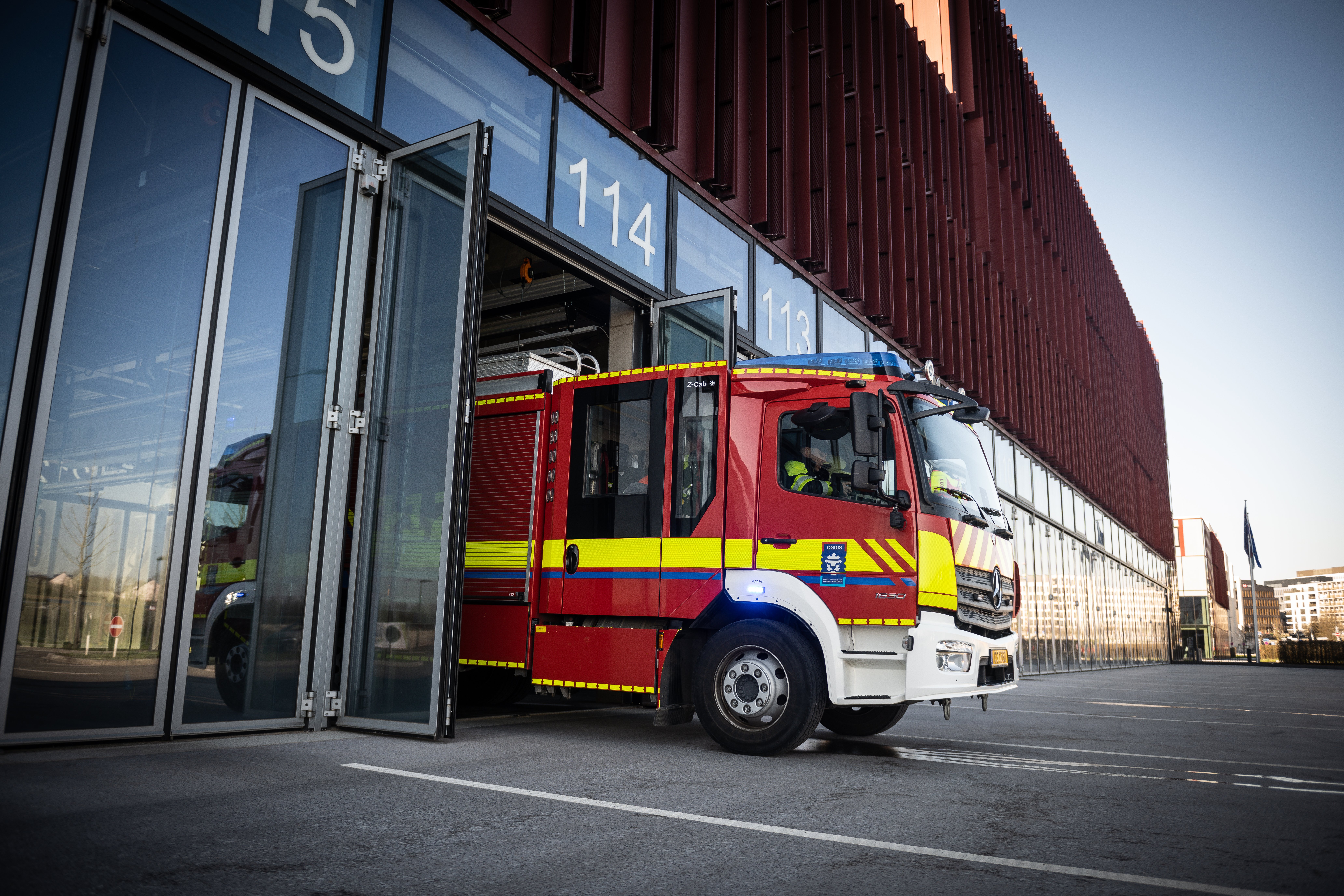 CGDIS-BulletinDräi Bränn an een Auto op der Kopp05.07.2026