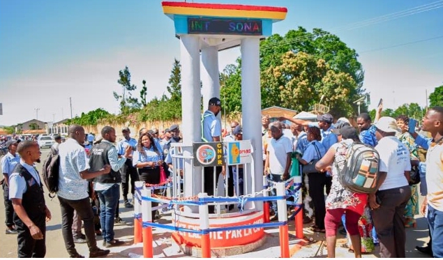 Ituri : inauguration d’un feu de signalisation au rond-point Sonas