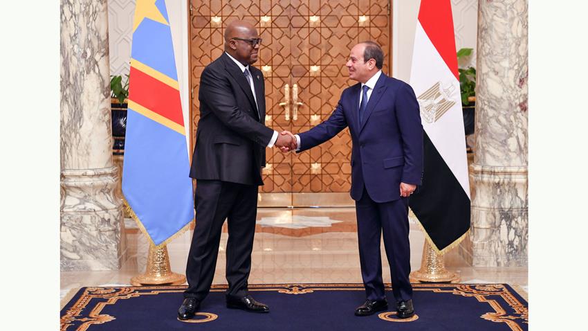 Caire : La coopération RDC-Egypte au cœur d’un tête-à-tête entre le Président Abdel Fattah et son homologue Felix Tshisekedi