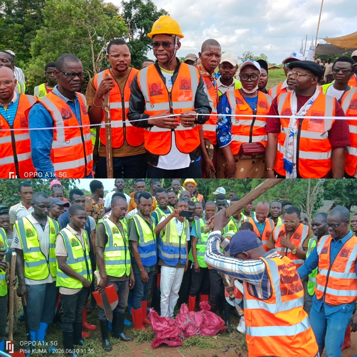 Bumba : Gabriel Iluku lance les travaux de cantonnage manuel à Yamaluka