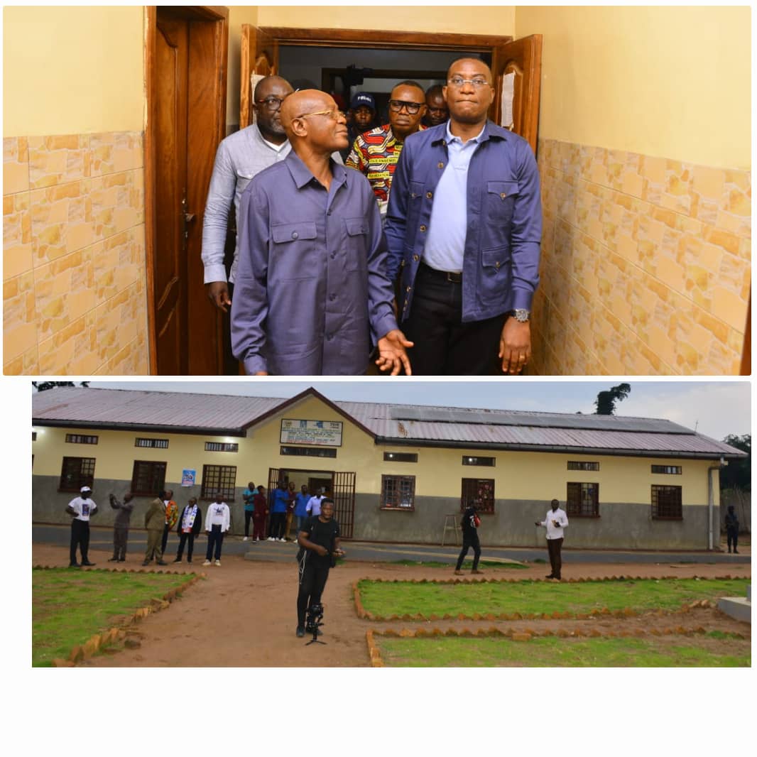 PDL-145 T: Guylain Nyembo et Élysé Bokumwana visitent les infrastructures à Mongala