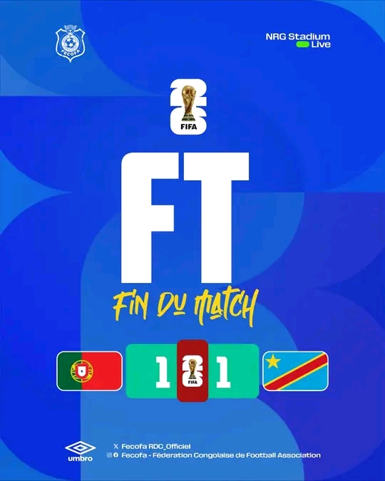 Coupe du monde : la RDC tient le Portugal en échec pour son entrée en lice (1-1)