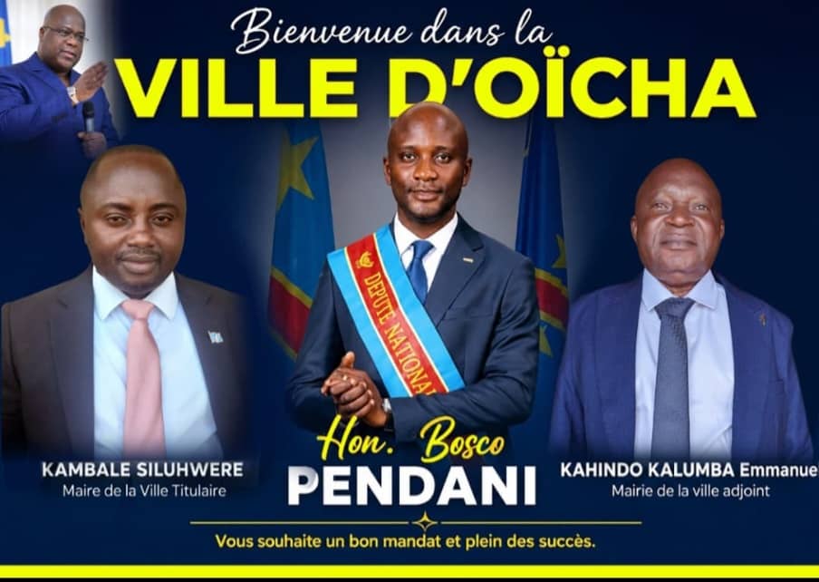 Nord-Kivu : Investiture du maire et du maire adjoint de la ville d’Oicha