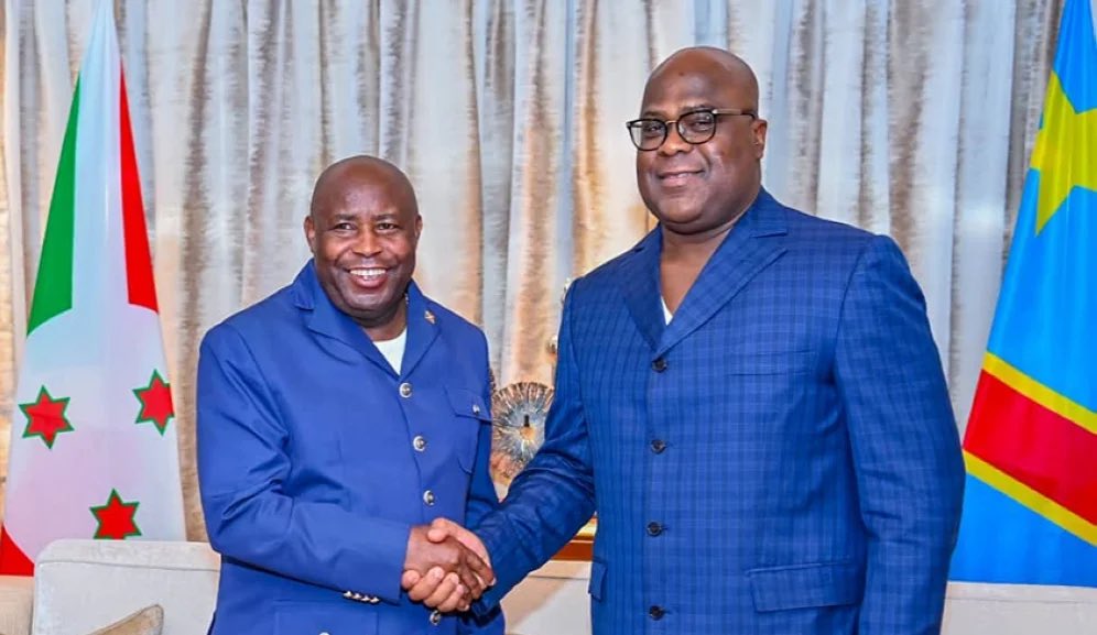 Coopération : Le Président burundais Évariste Ndayishimiye en visite d’État à Kinshasa