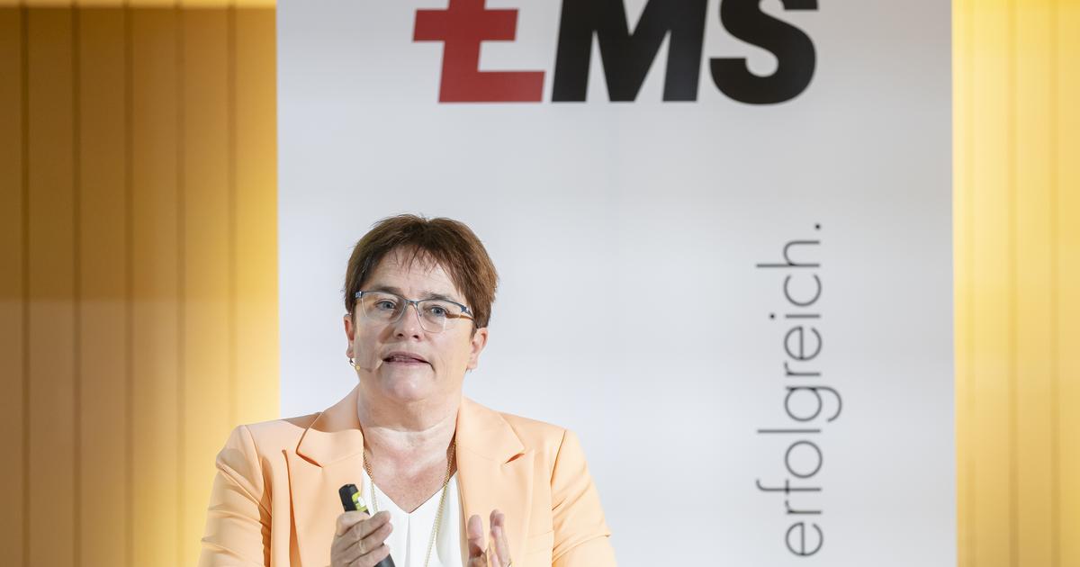 Magdalena Martullo-Blocher, PDG d'Ems-Chemie, photographiée ici le 9 février 2024 à Zurich. [© KEYSTONE / MICHAEL BUHOLZER - MICHAEL BUHOLZER]