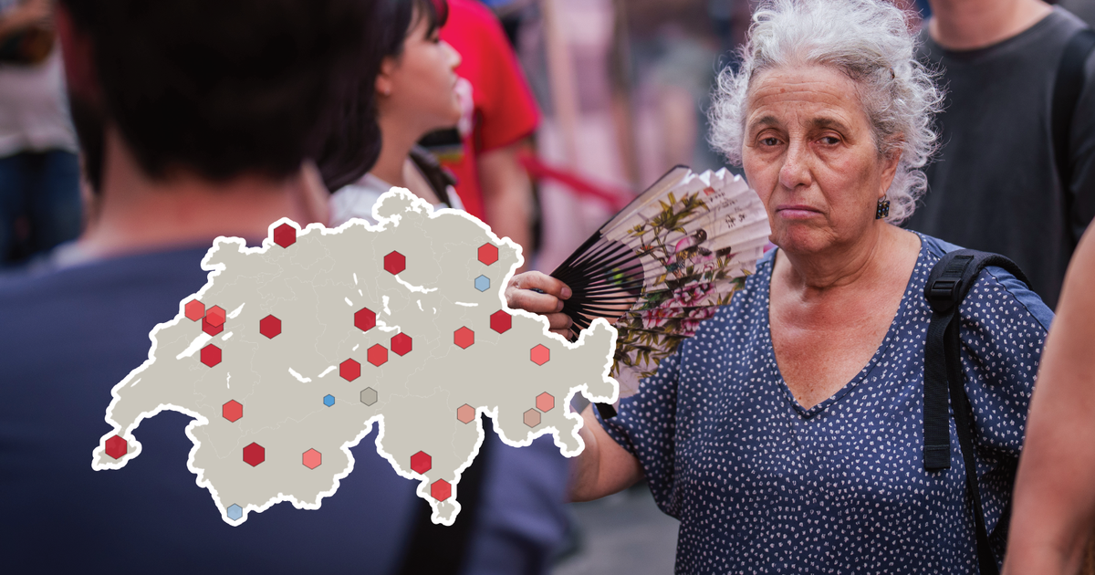 Traqueur de chaleur: où les records de température tombent en Suisse?