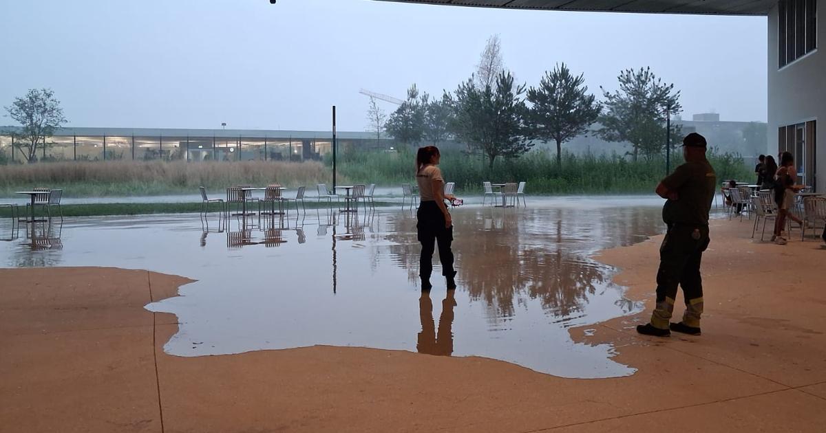 De violents orages perturbent les transports et les vols en Suisse