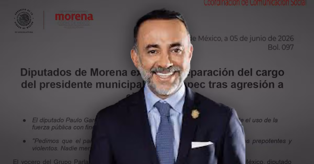 Morena CDMX exige la destitución de Fernando Flores como alcalde de Metepec