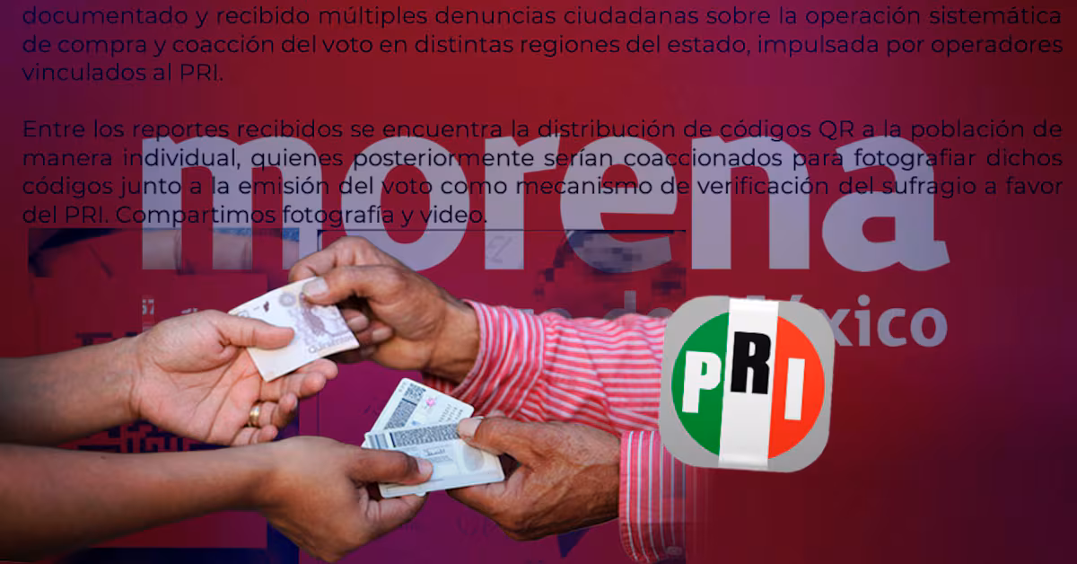 Elecciones Coahuila: Morena denuncia al PRI por presunta compra de votos