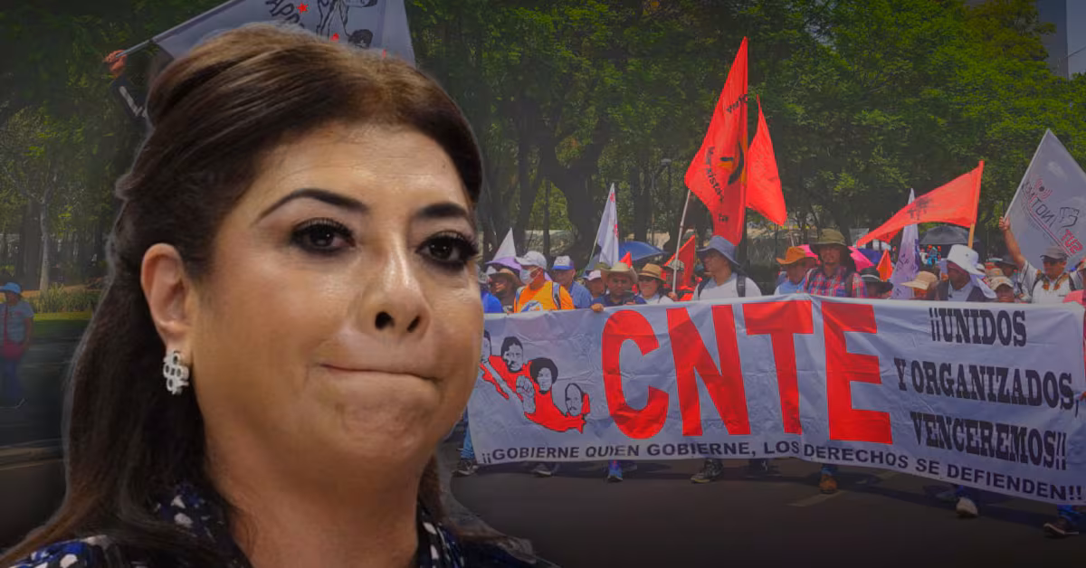 Clara Brugada interviene directamente en conflicto con la CNTE