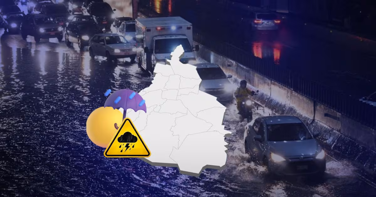 Activan alerta amarilla en 11 alcaldías de CDMX por fuertes lluvias