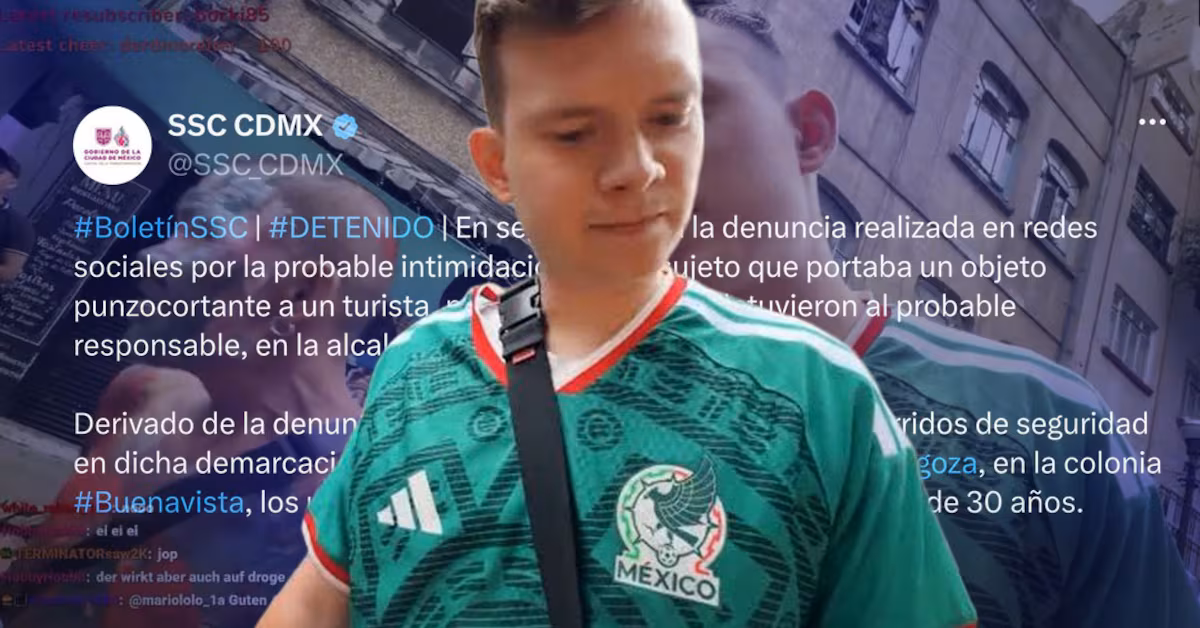 Streamer alemán FastFoodBoss es amenazado en Tepito; hay un detenido