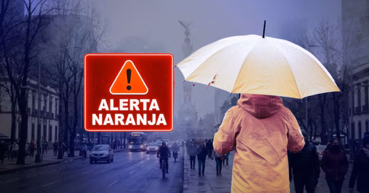 Activan alerta naranja en CDMX por lluvias fuertes en estas alcaldías