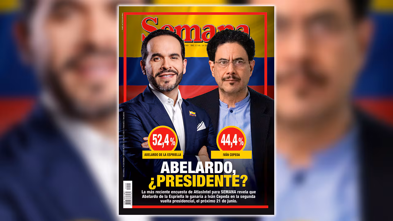 ¿Abelardo de la Espriella, presidente? El Tigre derrotaría a Iván Cepeda en la segunda vuelta, según la más reciente encuesta de AtlasIntel