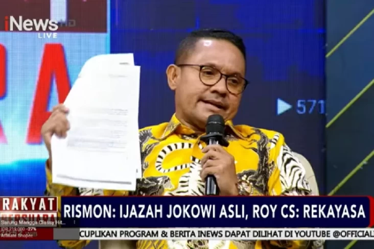 Roy Suryo Lempar Uang Penjualan Buku Pemberian Rismon: Saya Gak Mau Makan Uangmu