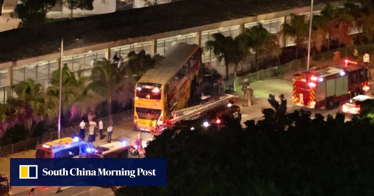 Citybus driver dies after collapsing, losing control of vehicle on Hong Kong road