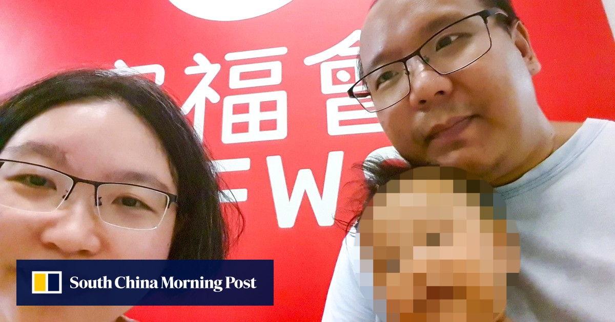 The parents of two-month old Danny, Kwan Pui-sin (right) and Tsang Wai-bong, have been arrested over suspected child neglect. Photo: Handout