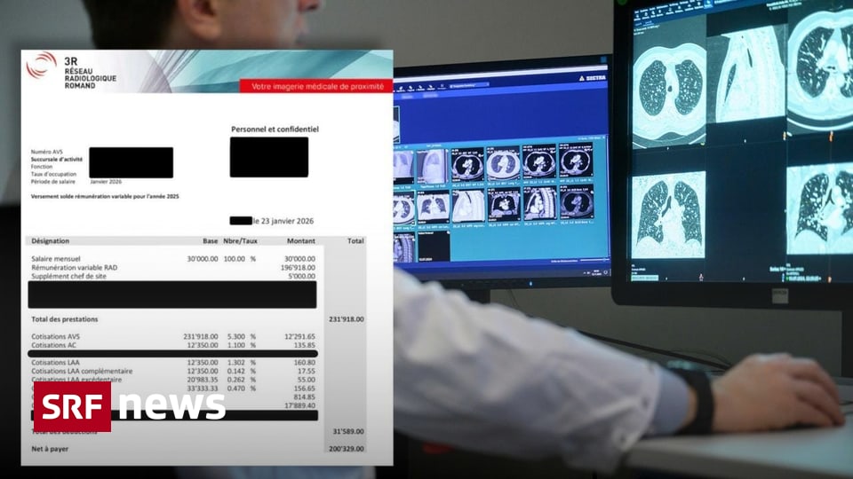 Brisantes Datenleck Wenn Radiologen mehr verdienen als ein Bundesrat Interne Dokumente geben Einblick ins lukrative Geschäftsmodell eines grossen Radiologie-Anbieters in der