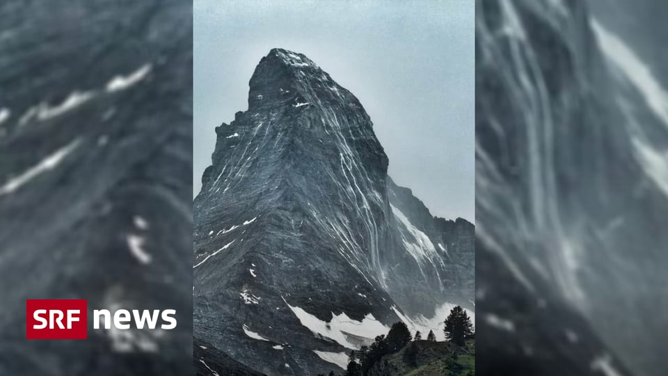 Seltenes Naturphänomen Wie es zu Wasserfällen am Matterhorn kommt Hitze und Regen liessen Wasserfälle am Matterhorn entstehen. Wahrscheinlich war es nicht das letzte Mal. Mit Audio