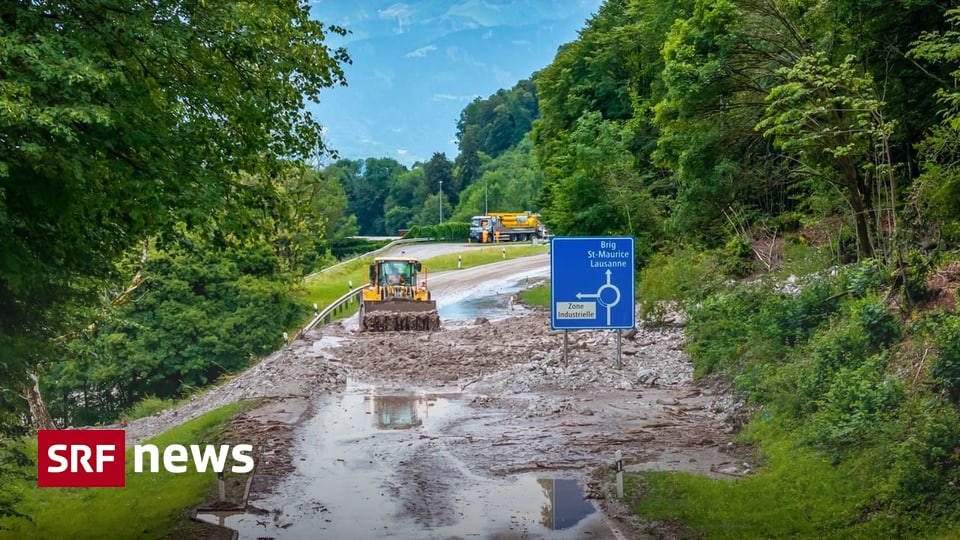 Gewitter über der Schweiz Schlammlawine im Wallis – Trams in Bern zeitweise lahmgelegt Die Gewitter über der Schweiz sorgten für Verkehrschaos und richteten Schaden an. Es kam zu