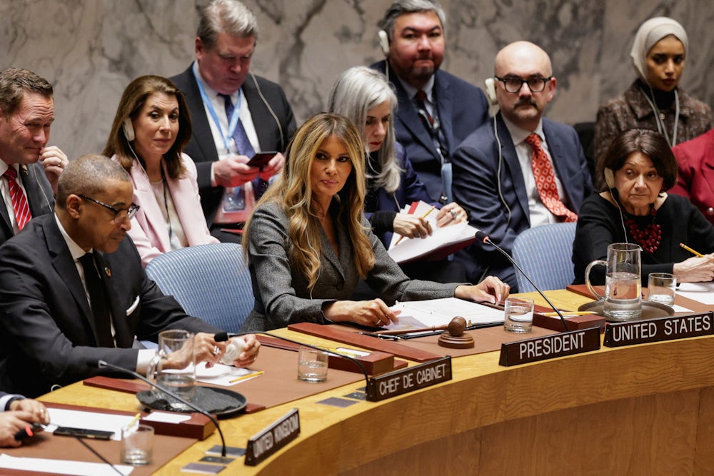 Melania Trump Chairs UN Security Council Meeting on Child Protection