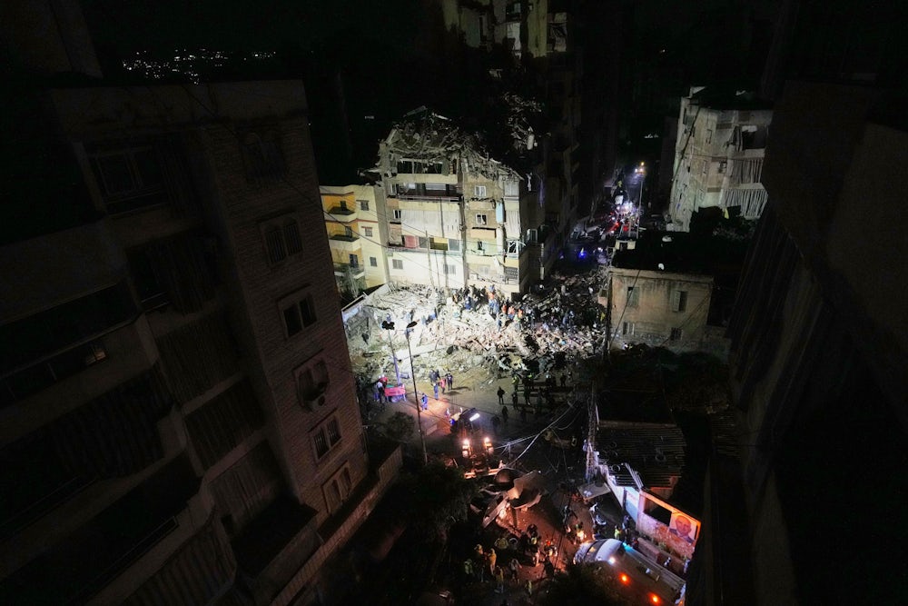 LiveKrieg in Nahost:Israel greift erstmals seit Waffenruhe in Beiruter Vorort an