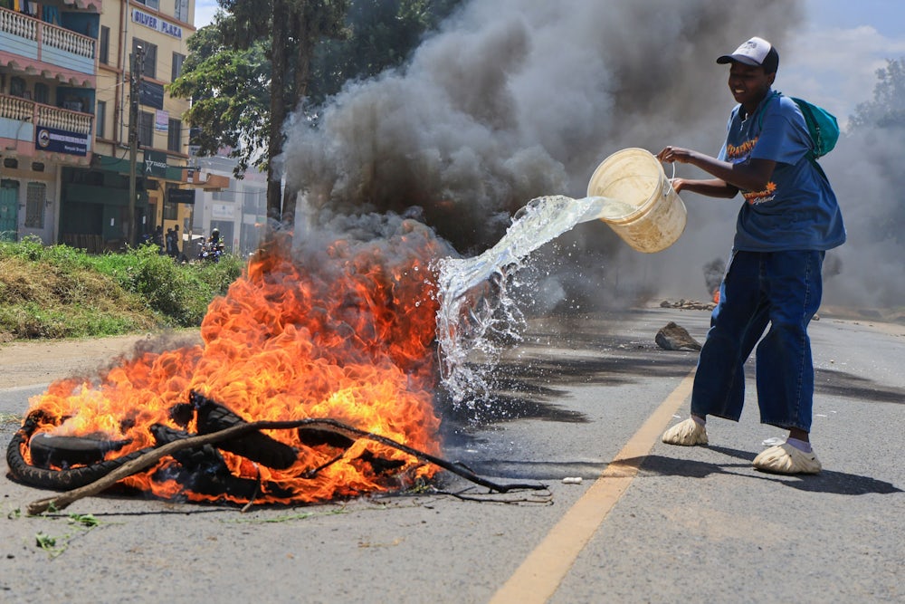 Proteste gegen Ebola-Station der USA in Kenia
