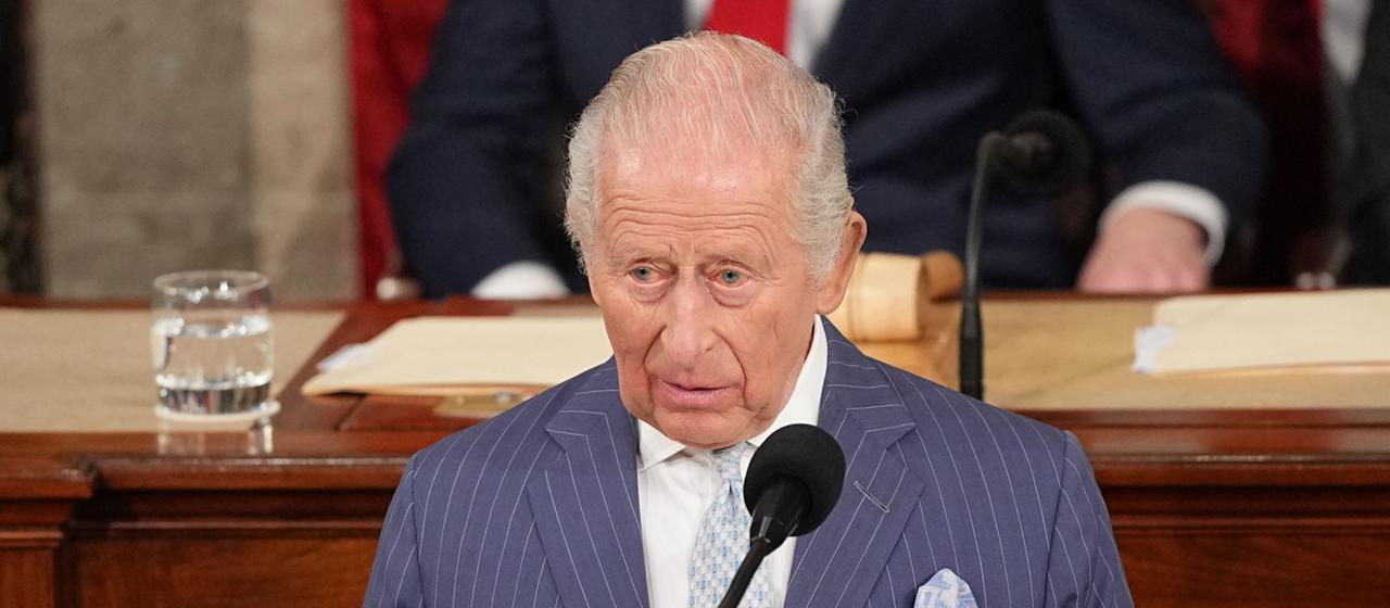 Rede vor US-Kongress König Charles ruft zu Zusammenhalt des Westens auf