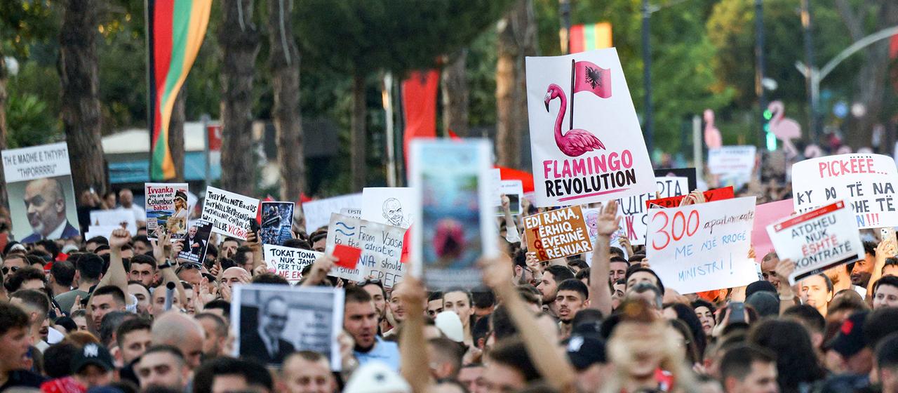Proteste gegen Luxus-Ressort "In Albanien explodiert gerade etwas"