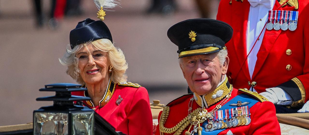 Geburtstagsparade "Trooping the Colour" Briten feiern König Charles III.
