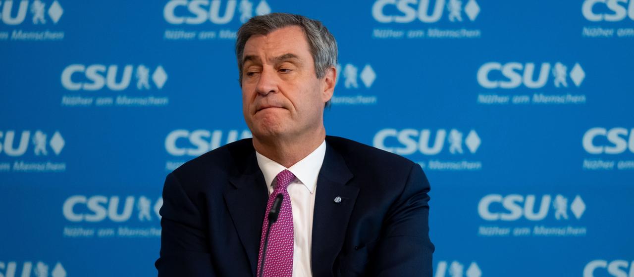 Nach interner Kritik CSU-Chef Söder verschafft sich Zeit