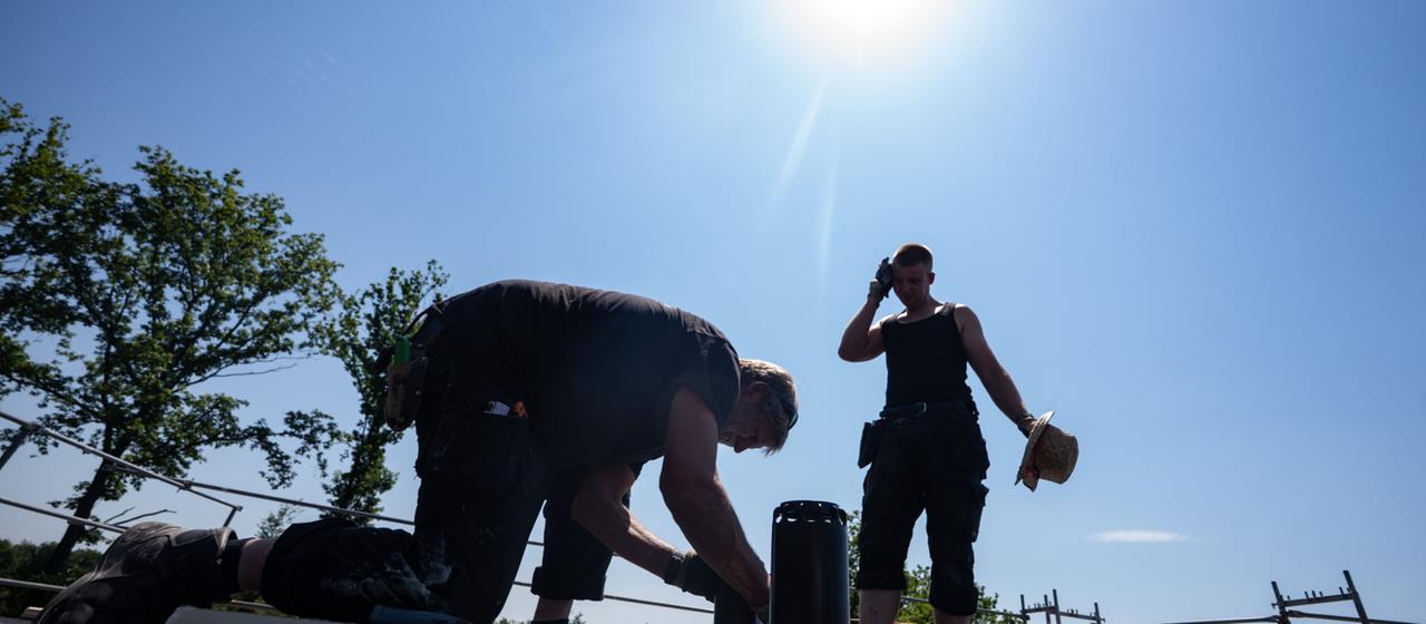 Hitzewelle in Deutschland Am Freitag waren es bis zu 38,5 Grad